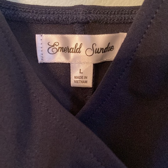 Emerald sundae navy blue dress - Picture 4 of 6